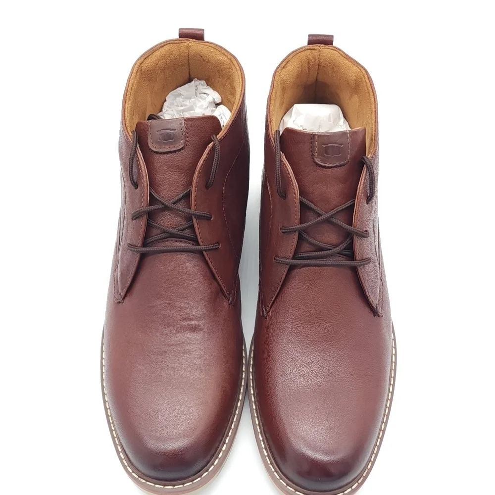 Florsheim Norwalk Plain Toe Chukka Boot Cognac Men's Size 12 Wide